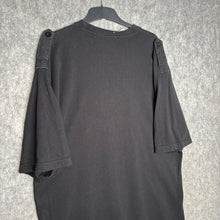 Load image into Gallery viewer, Avirex Black Gothic Cross Gold Grunge 2000s Top, Size XXL
