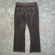 Load image into Gallery viewer, Juicy Couture Y2K Brown Flared Mcbling 2000s Joggers, Size Small
