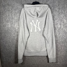 Load image into Gallery viewer, MLB NY Yankees Grey Hoodie 2XL – Classic Logo, Y2K Streetwear Essential
