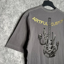 Load image into Gallery viewer, Artful Custom Skeleton Grey Angel Wing Gothic Grunge Top, Size XL
