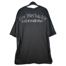 Load image into Gallery viewer, Live Mechanics Black Crest Graphic Tee 2XL Hip Hop Y2K Streetwear
