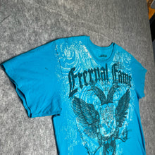 Load image into Gallery viewer, Carbon Eternal Fame Gothic Y2K Jesse Pinkman Style Blue Top, Size XL
