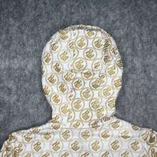 Load image into Gallery viewer, Rocawear Y2K Vintage White and Gold Mcbling Hoodie, Size Small
