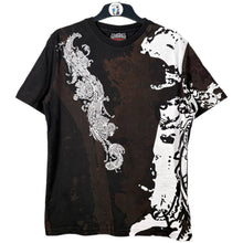 Load image into Gallery viewer, Mecca Vintage Fit Graphic Tee Brown Black Pattern T-Shirt, Size M
