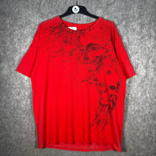 Load image into Gallery viewer, MMA Elite Red Skull Graphic T-Shirt 00s Style | Size XL

