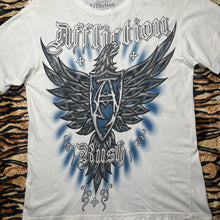 Load image into Gallery viewer, Affliction Georges St Pierre Rush Eagle Cyber Tribal Gothic Angel Top, Size L
