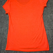 Load image into Gallery viewer, Ransom Gothic Cross Neon Orange Grunge Y2K Mcbling Top, Size Large
