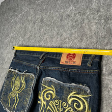 Load image into Gallery viewer, Tribal Spider RMC Red Monkey Company Japanese Embroidered Vintage Jeans, W36
