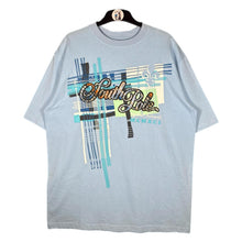 Load image into Gallery viewer, Southpole Signature Series Plaid Graphic T-Shirt Blue Deadstock Tag Size L
