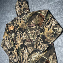 Load image into Gallery viewer, Mossy Oak Y2K Vintage Camo Khaki Hoodie, Size 2XL
