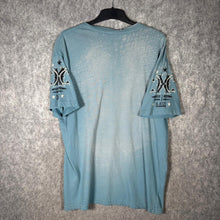 Load image into Gallery viewer, Xtreme Couture Performance Graphic Tee Blue Biker Y2K MMA Shirt XL

