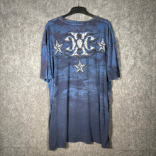 Load image into Gallery viewer, Xtreme Couture Eagle Star Graphic Blue Vintage 3XL Biker Tee
