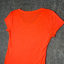 Load image into Gallery viewer, Ransom Gothic Cross Neon Orange Grunge Y2K Mcbling Top, Size Large
