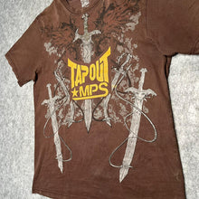 Load image into Gallery viewer, Tapout Y2K Brown Gothic Grunge 2000s Top, Size Large
