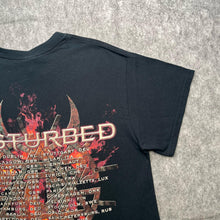 Load image into Gallery viewer, Disturbed Black 2017 World Tour Heavy Metal Band Top, Size Medium

