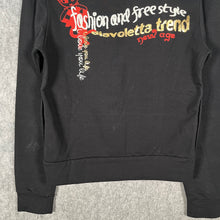 Load image into Gallery viewer, Diavoletto Devil Zip-Up Hoodie – Y2K Graphic Cropped Streetwear
