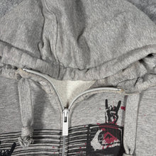 Load image into Gallery viewer, Quiksilver 2000s TV Graphic Zip Hoodie – Grey (M)
