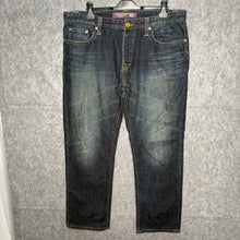 Load image into Gallery viewer, Christian Audigier Sacred Heart Panther Tattoo Style Y2K Grunge Straight JeansXL
