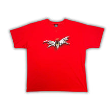 Load image into Gallery viewer, Urban Pirate Red Y2K Urban Angel Wings &amp; Halo Graphic Top, Size XL
