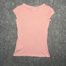 Load image into Gallery viewer, Fleur De Lis Light Pink Y2K Mcbling 2000s Grunge Top, Size Large
