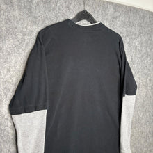 Load image into Gallery viewer, Gothic Mcbling Black Multi Long Sleeved Layered Top, Size M
