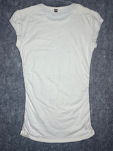 Load image into Gallery viewer, Y2K Apple Bottoms Mcbling White Bronze Vintage 2000s Top, Size Small
