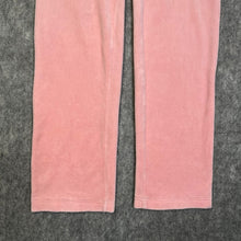 Load image into Gallery viewer, Juicy Couture Light Pink Y2K 2000s Velour Back Pockets Joggers, Size Medium
