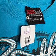Load image into Gallery viewer, Southpole Blue Y2K Graffiti Streetwear Spellout Top, Size XL
