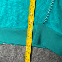 Load image into Gallery viewer, Juicy Couture Turquoise Blue Velour Y2K 2000s Hoodie, Size Large
