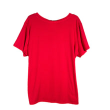 Load image into Gallery viewer, Mishcha MXM Red Graphic Angel Heart Wings Tee Oversized Fit
