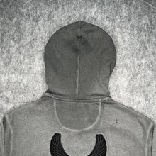 Load image into Gallery viewer, Harley Davidson Eagle Grey Y2K Biker 2000s Hoodie, Size Large
