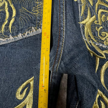 Load image into Gallery viewer, Tribal Spider RMC Red Monkey Company Japanese Embroidered Vintage Jeans, W36
