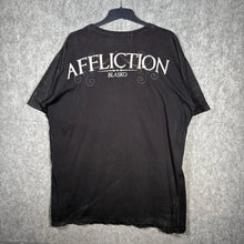 Load image into Gallery viewer, Affliction Blasko Pirate Skull Graphic T-Shirt Black 2XL USA Made
