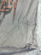 Load image into Gallery viewer, Affliction Grey Orange Gothic Grunge 2000s Top, Size XL
