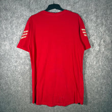 Load image into Gallery viewer, Soldiers &amp; Saints Red Skull Graphic T-Shirt Large Embellished Tee
