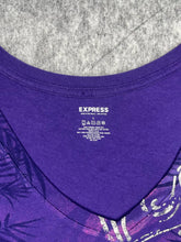 Load image into Gallery viewer, Y2K Purple Mcbling 90s Top, Size Large
