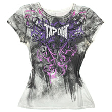 Load image into Gallery viewer, Tapout Y2K Purple Tribal Fairycore Top, Size Large
