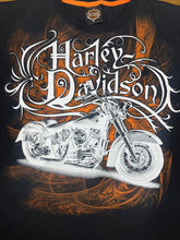 Load image into Gallery viewer, Harley Davidson Gothic Grunge Biker Top, Size 3XL
