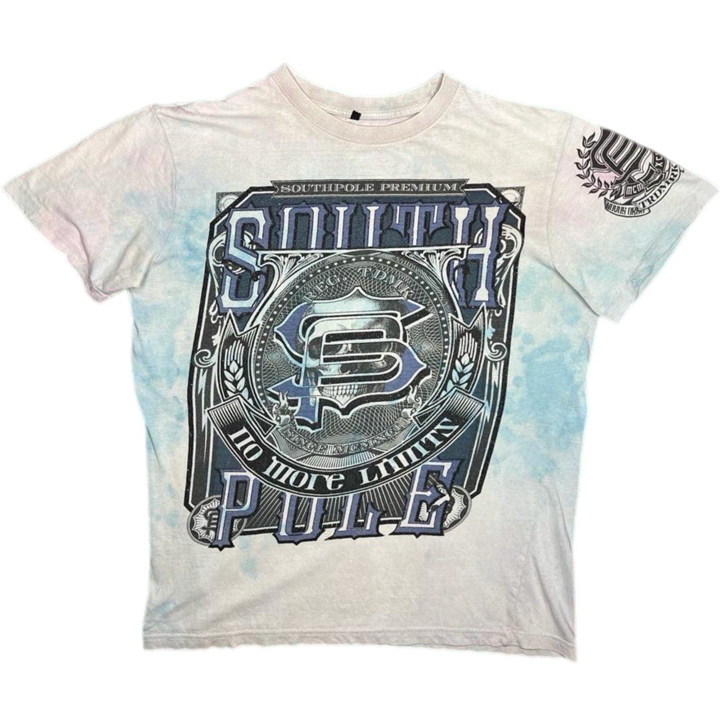 Southpole Chrome Hiphop 2000s Top, Size Medium