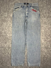 Load image into Gallery viewer, 2000s Vintage Y2K Hiphop Karl Kani Embroidered Jeans, Waist 34
